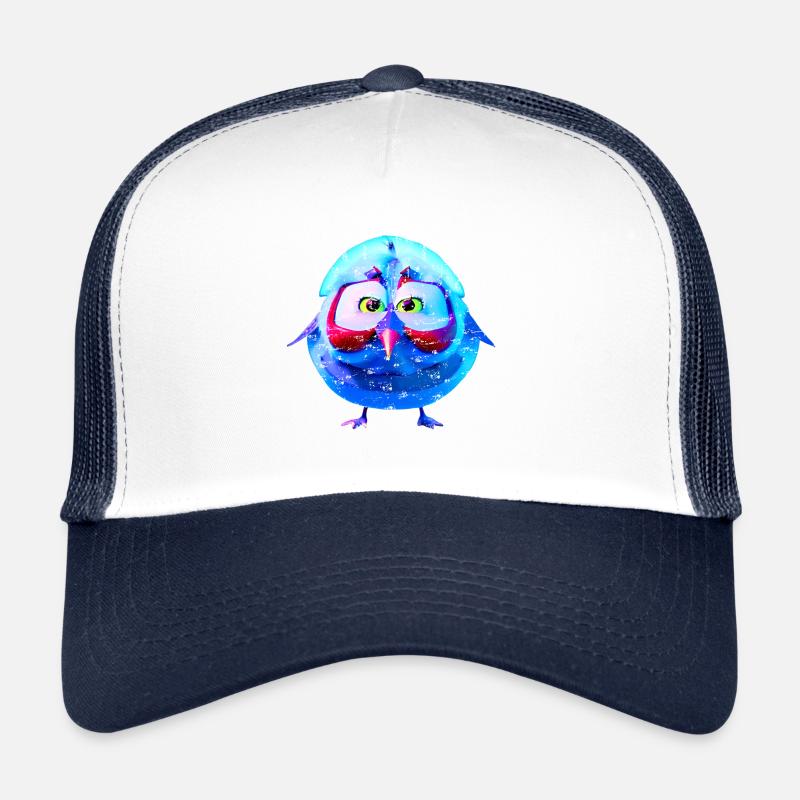Poulet Poulet Mignon poussin en bleu Casquette trucker 