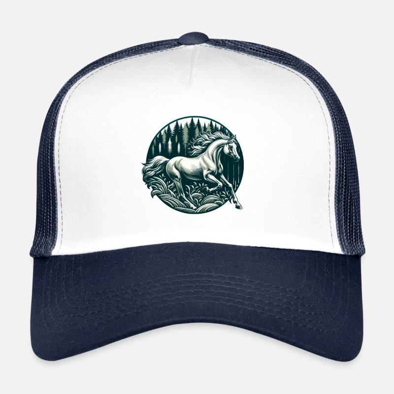 Arabische Pferdekunst Trucker Cap