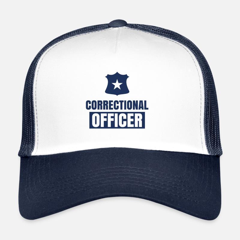 Agent pénitentiaire Prison Casquette trucker 