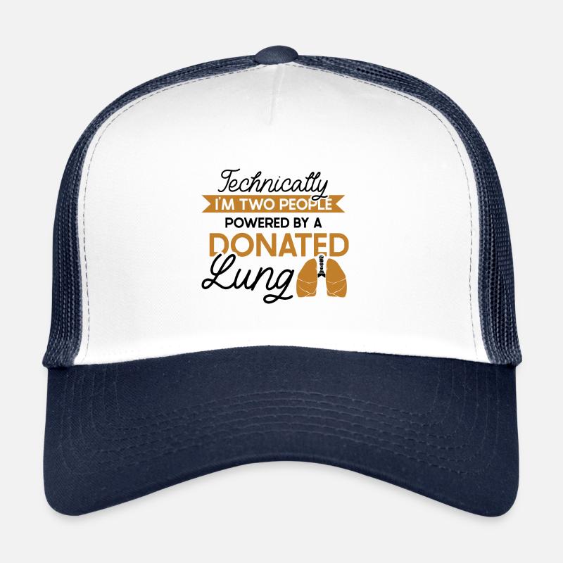 powered by a donated Lung Trucker Cap