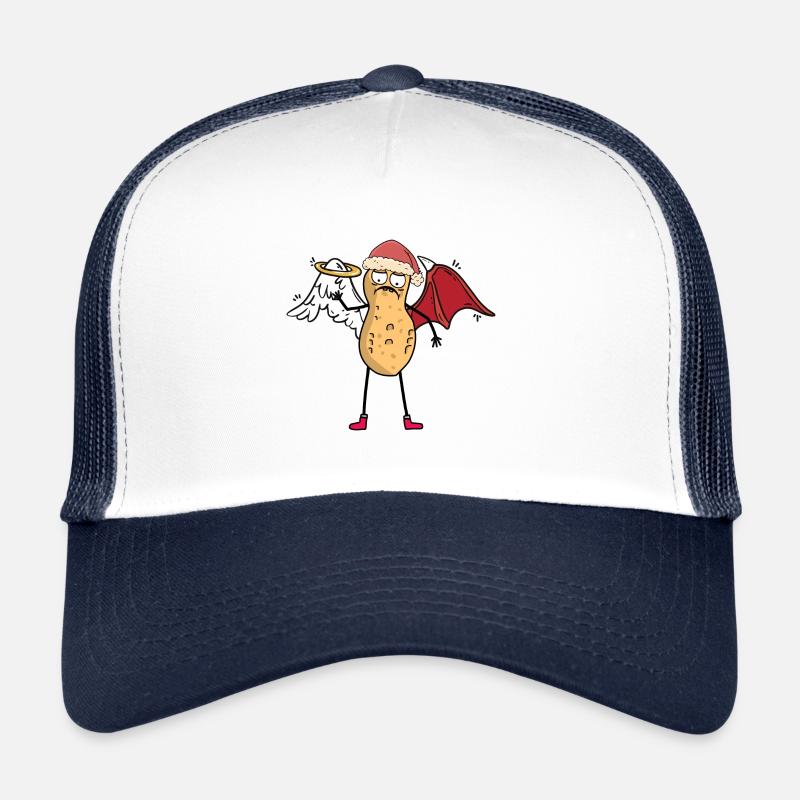 peanut heavenly devilish christmas xmas santa Trucker Cap
