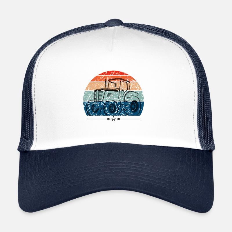 Tracteur vintage Casquette trucker
