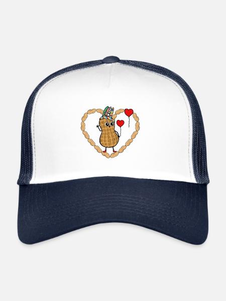 Peanut Heartfelt Birthday Gift Congratulate - Trucker Cap - white/navy - Front
