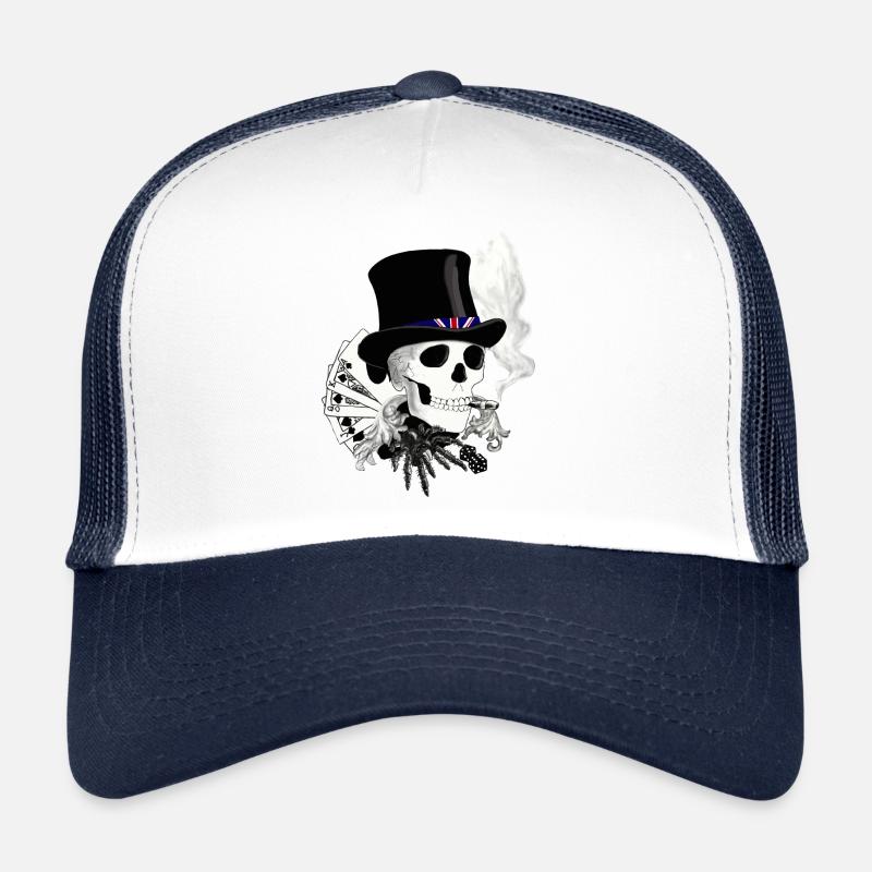 skull England Trucker Cap