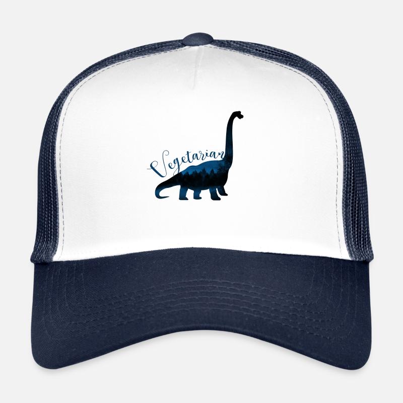Dinosaurier Dino Vegetarier Vegetarierin Geschenk Trucker Cap