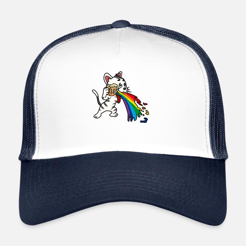 Fête Fêter la bière vomir Casquette trucker 