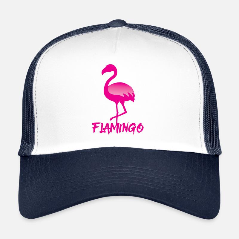 Flamant rose Casquette trucker 