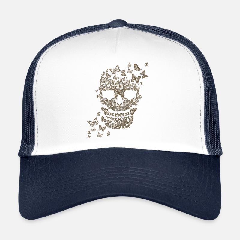 Sépia tête de papillon Casquette trucker 