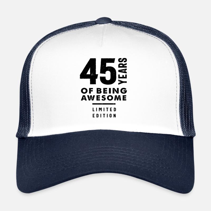 45 Year Old Gift | 45th Birthday Gift Ideas Trucker Cap