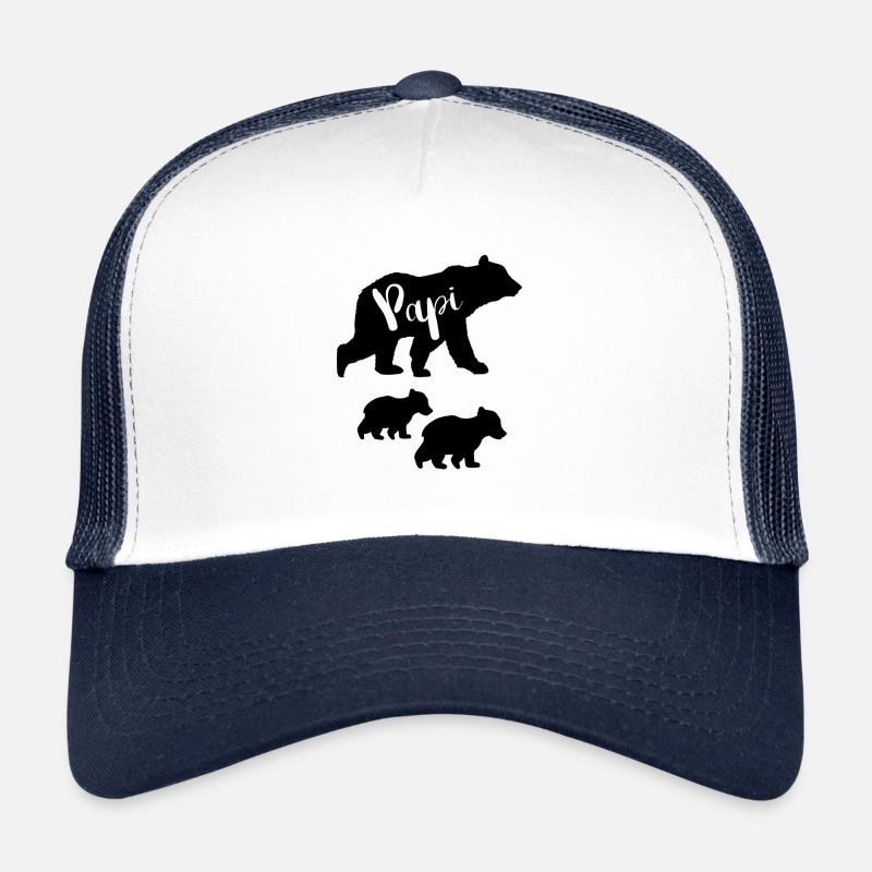 Shirt for Papi | Papi Bear Father's Day Gift Trucker Cap