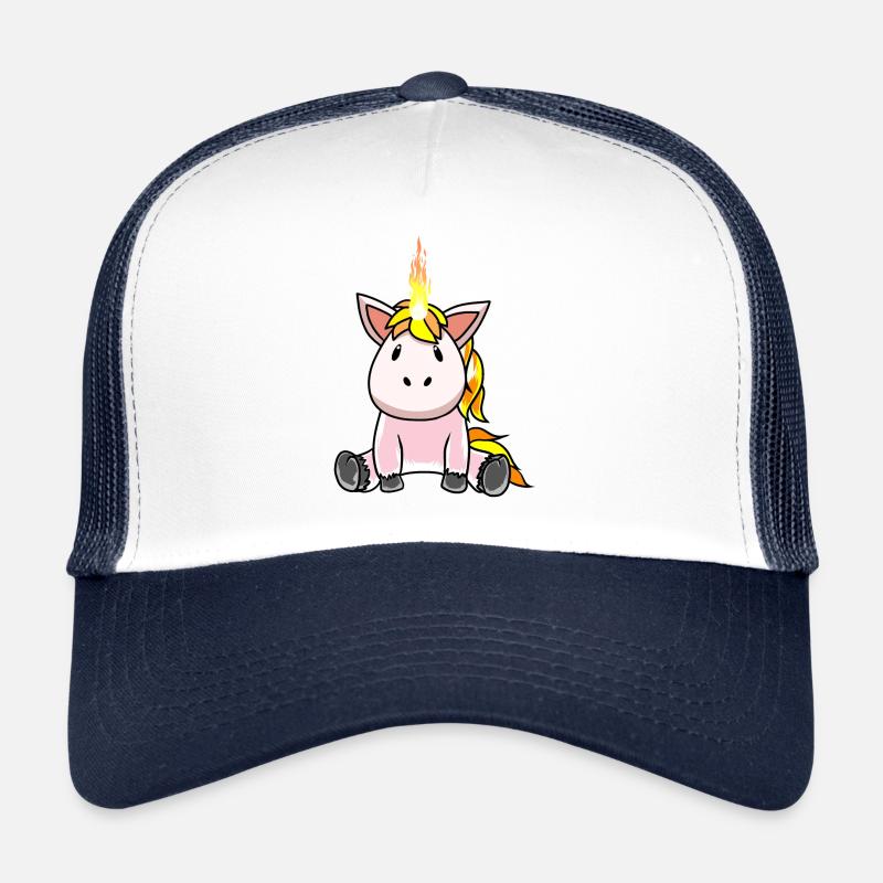 Feu feu feu chaleur licorne fantasy Casquette trucker 