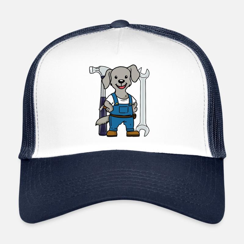 Dog Tool Kids Young Craftsman Trucker Cap