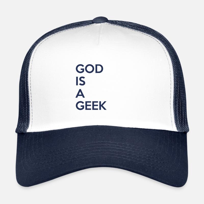 God is a geek Casquette trucker 