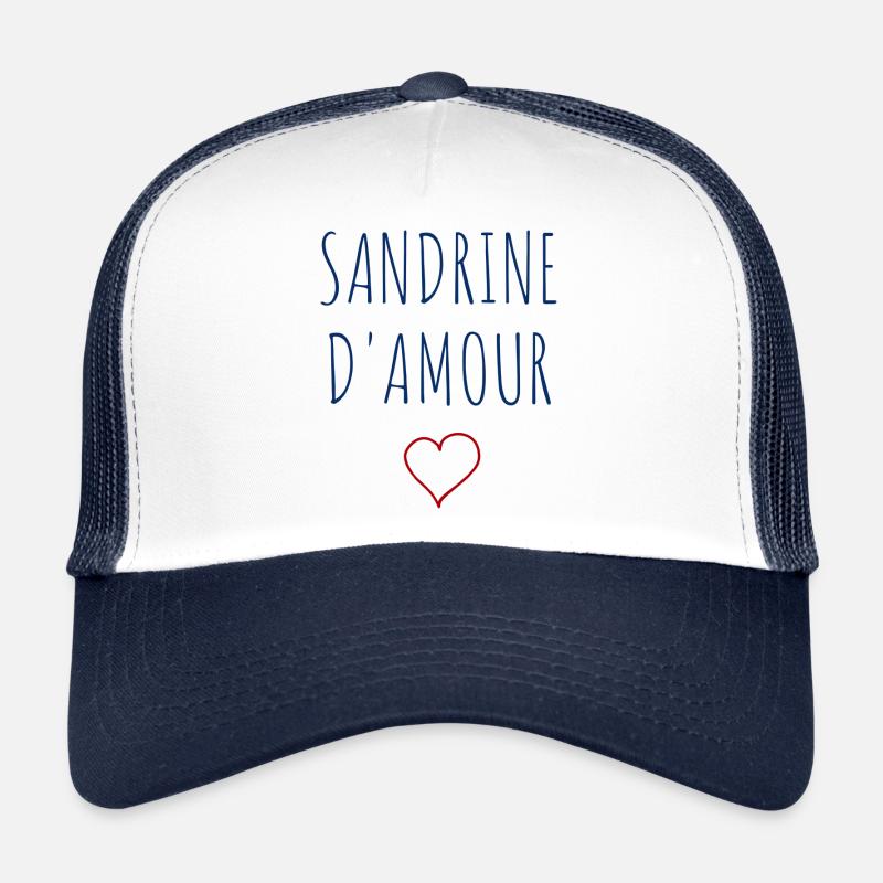 SANDRINE D'AMOUR - COEUR Casquette trucker 