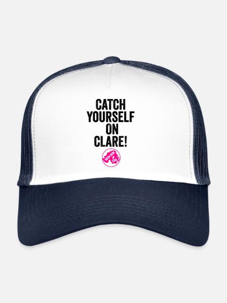 derry filles - Casquette trucker  - blanc/marine - Devant