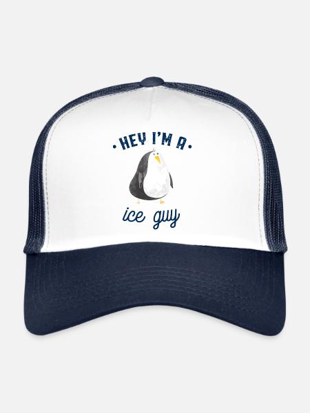 i'm a ice guy - Casquette trucker  - blanc/marine - Devant