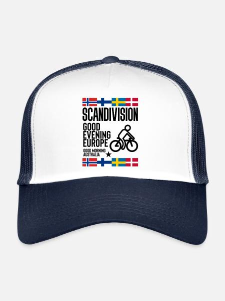 Scandinavia Eurovision - Trucker Cap - white/navy - Front