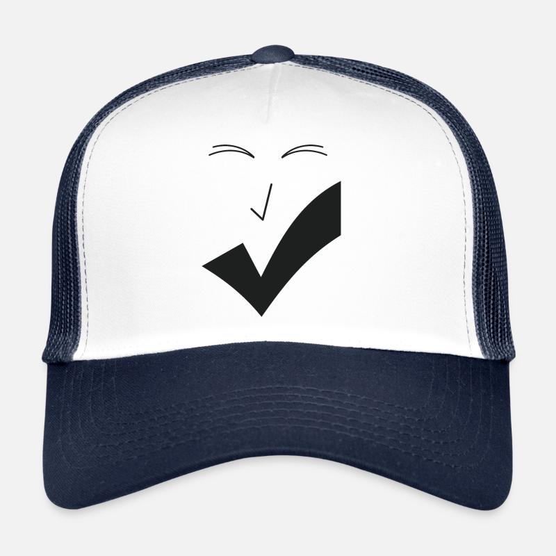 Feines Lächeln - Feines Gesicht F04. . Trucker Cap