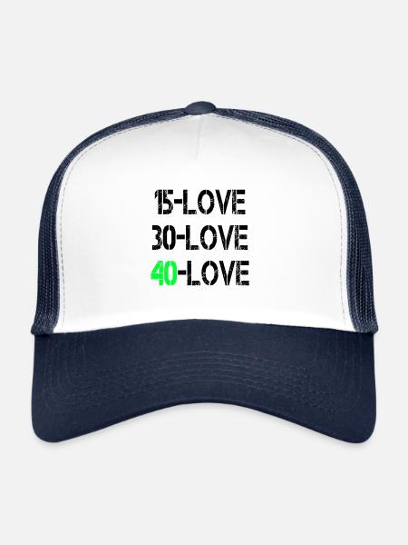 15love black - Trucker Cap - white/navy