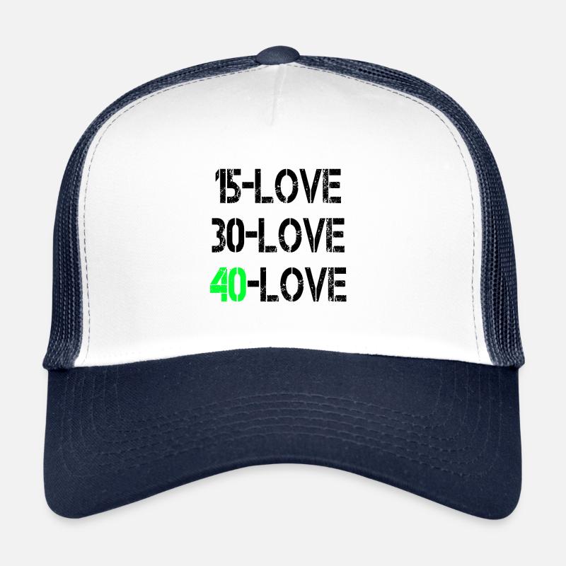 15Amour noir Casquette trucker 