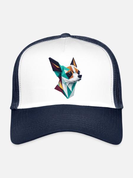 Chihuahua - Casquette trucker  - blanc/marine