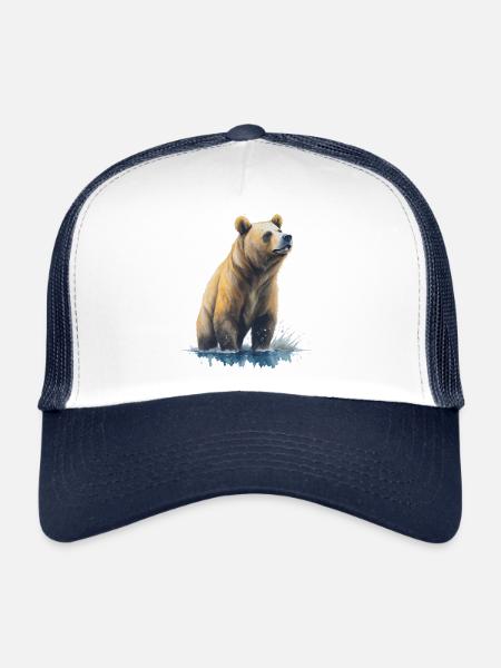 Grizzly - Trucker Cap - white/navy