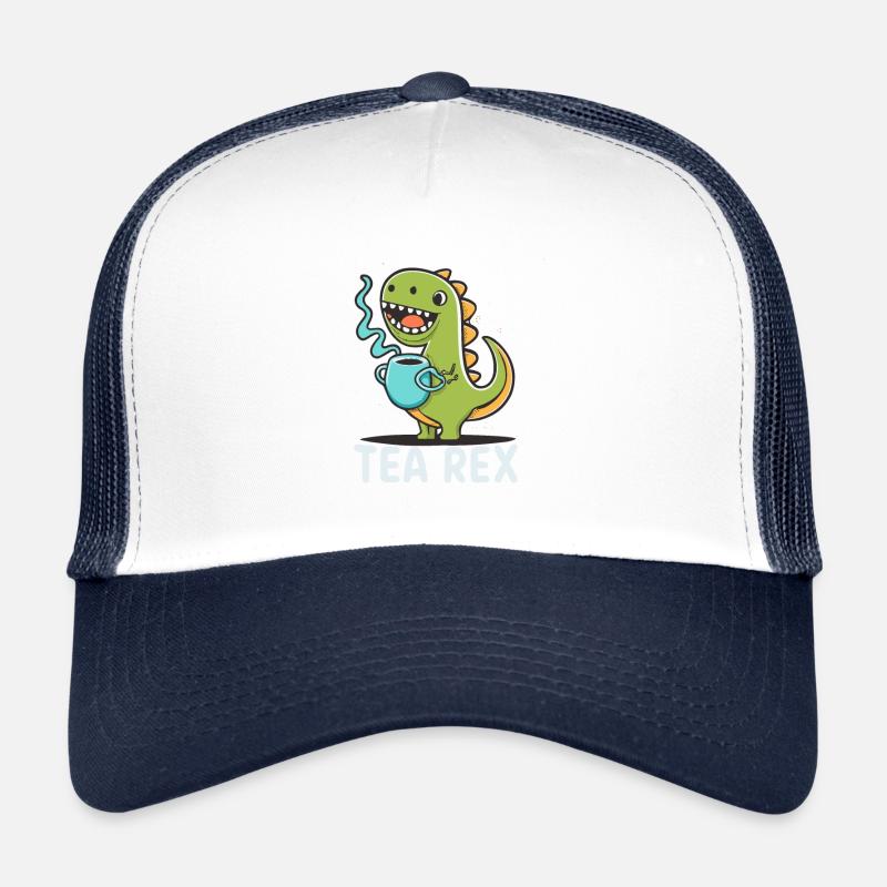 Funny 'Tea Rex' for tea lover Trucker Cap