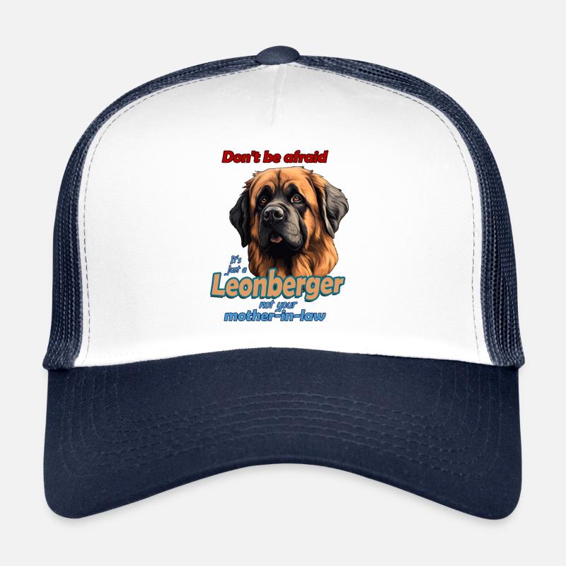 Don't be afraid ... lustiger Leonberger Hunde Trucker Cap