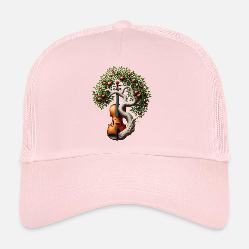 Musique, Arbre, Violon, Violon, Orchestre, Big Band Casquette trucker 