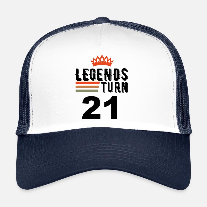 21 Anniversaire, les légendes fêtent leurs 21 ans Casquette trucker 