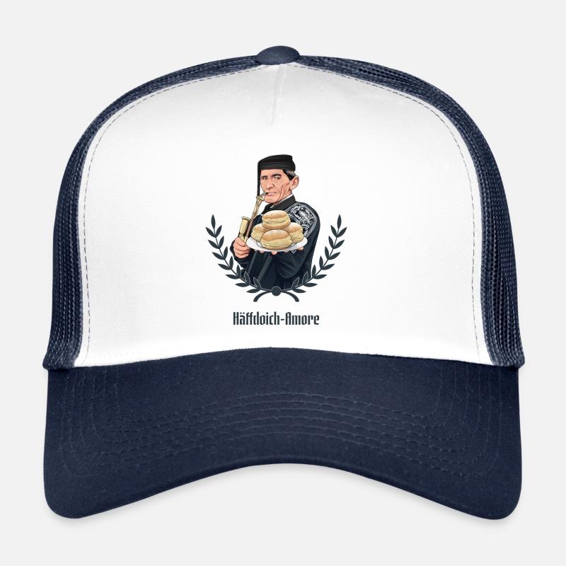 Rieser Grantler // Illustration - Trucker Cap - Weiß/Navy