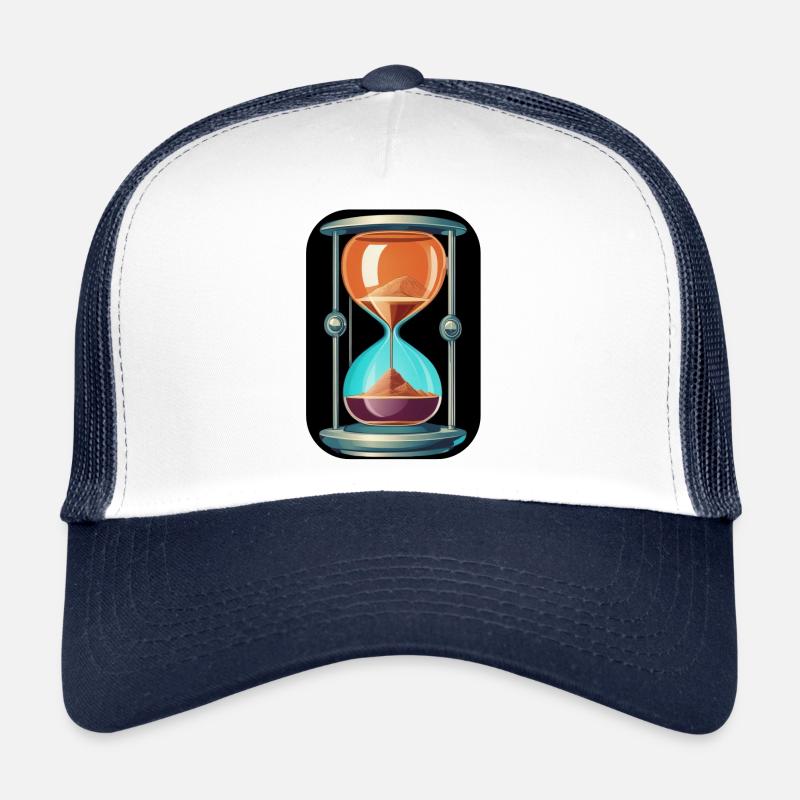 Sanduhr Sand Uhr hourglass abstrakt Stundenglas Trucker Cap