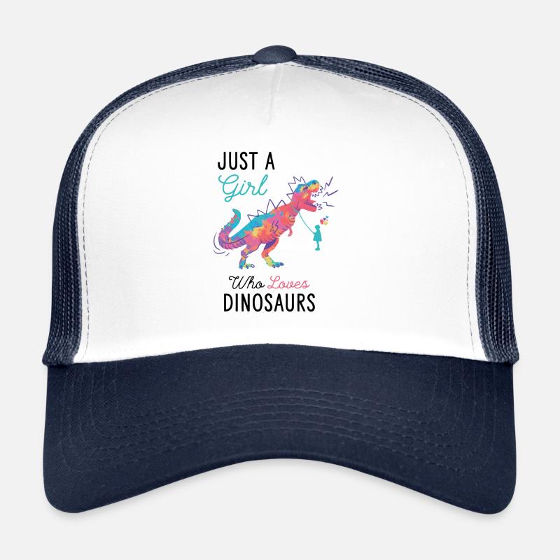 Nur ein Mädchen, das Dinosaurier liebt Dinosaurier Geschenkidee Trucker Cap