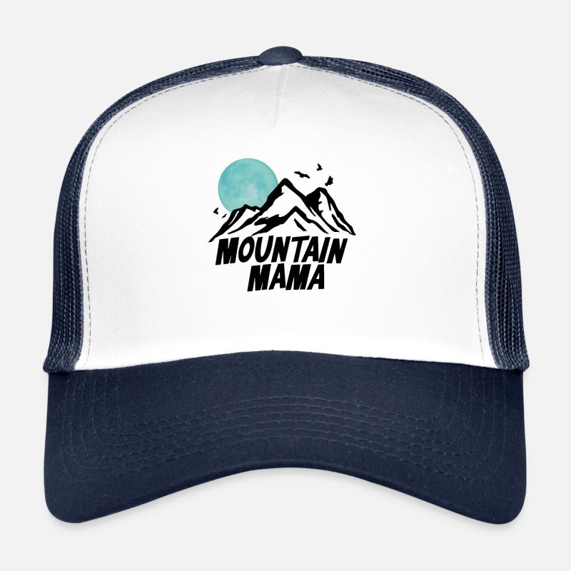 Mountain Mama - Trucker Cap - white/navy