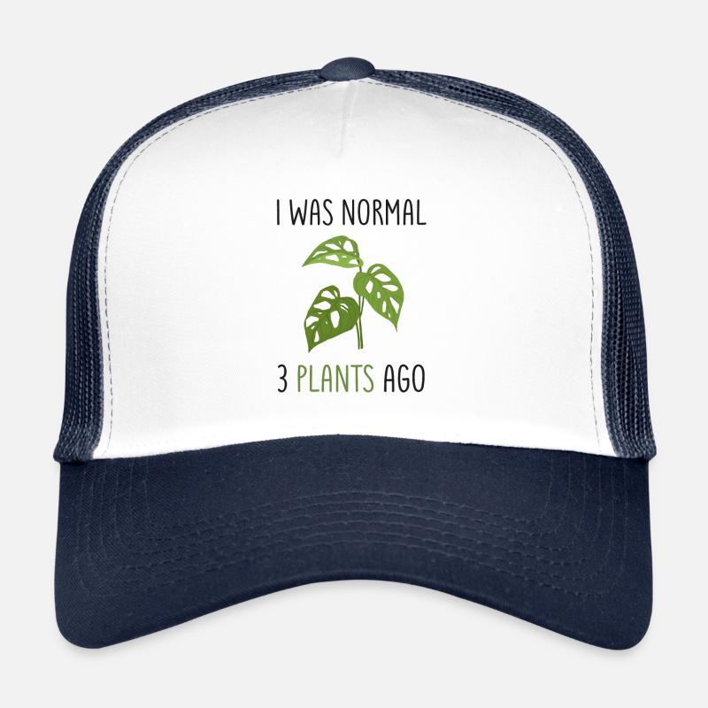 Monstera Deliciosa Albo Plante d’intérieur botanique Casquette trucker 