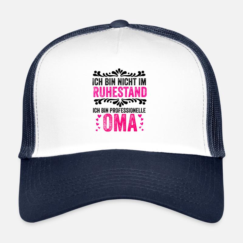 Drôle de retraite grand-mère grand-mère disant cadeau Casquette trucker 