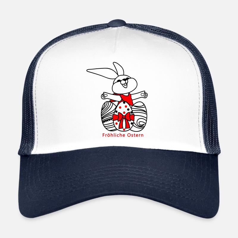 Fröhliche Ostern Osterhase Trucker Cap