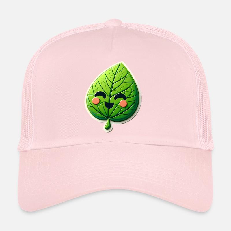 Lächelndes Frühlingsblatt Trucker Cap