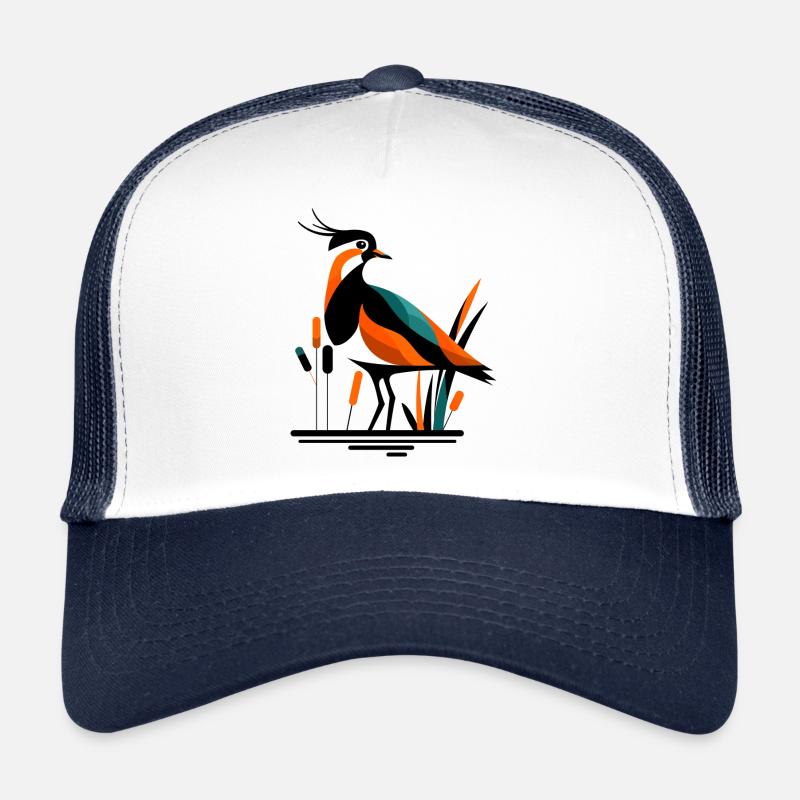 Lapwing Bird of the Year 2024 - Trucker Cap - white/navy