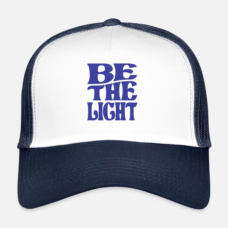 Sei das Licht Matthäus 5:14 Bibelvers Christ Trucker Cap