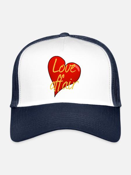 LOVE AFFAIR - Trucker Cap - white/navy