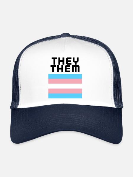 Sie Sie trans - Trucker Cap - Weiß/Navy - Vorne