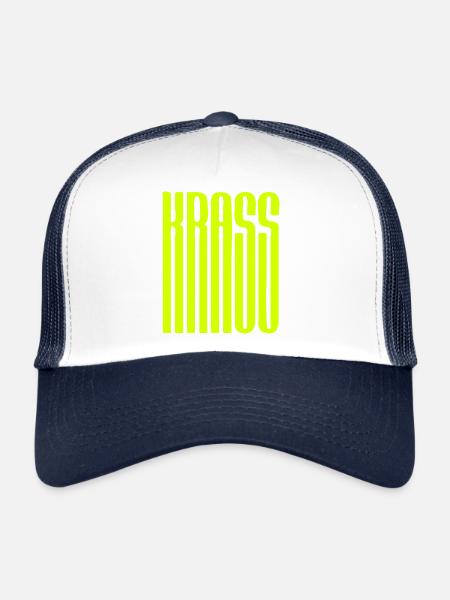 Crass - Trucker Cap - white/navy