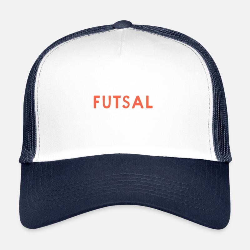 Futsal Cracked Ball Bold Statement Athlete Gear Trucker Cap