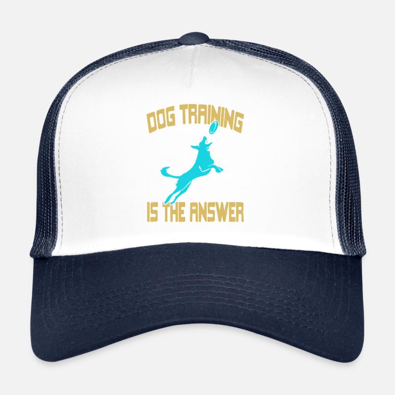 Dog Training Is The Answer Motivation For Canine Trucker Cap