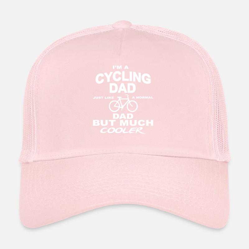 Papa cycliste beaucoup plus cool que le papa moyen Casquette trucker 