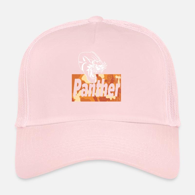 Panther Roar Camouflage Wild Jungle Animal Trucker Cap