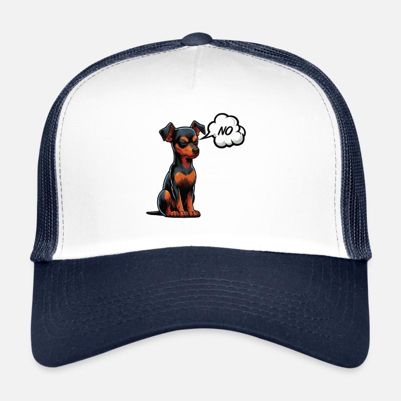 Pas de Pinscher miniature Pinscher Propriétaire de Pinscher Casquette trucker 