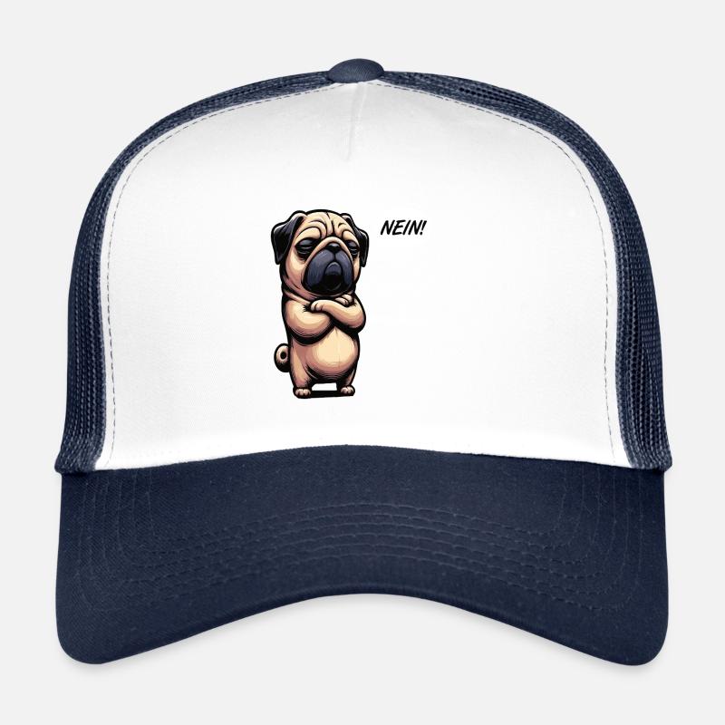 Pas de carlin Carlin Propriétaire de carlin Pug Lover Pug Fan Casquette trucker 