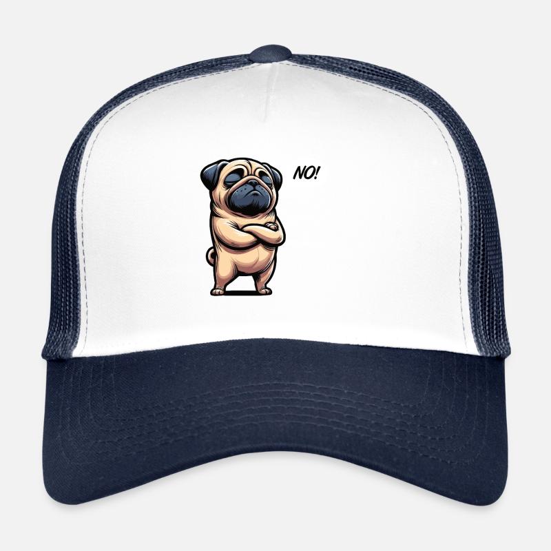 Pas de carlin Carlin Propriétaire de carlin Pug Lover Carlin Chien Casquette trucker 